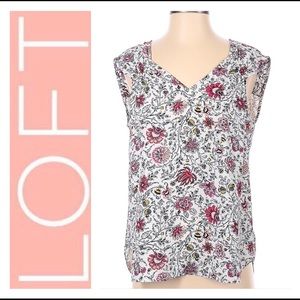 Ann Taylor Loft Sleeveless Lined Blouse Size L